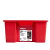 Durable Plastic Stacking Storage Bin 14.7 Gallon Nestable Organizer Garage Home Office Industrial Use Heavy Duty Containers