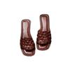 Great Easy To Wear~ Summer Flat-bottomed Slippers for Women Are Fashionable and Comfortable, One-word Drag Versatile Retro Sandals