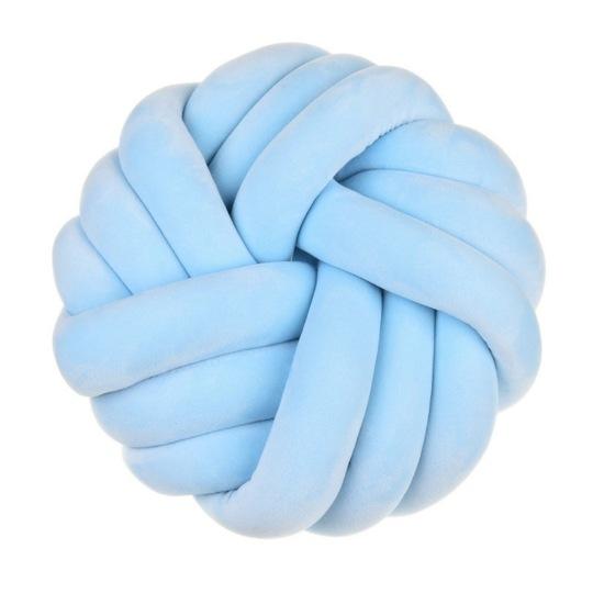 Comfortable and Cute Cushions Long Rails Decorate Bedrooms Playrooms New Hand-woven Mats Soft Knotted Pillows