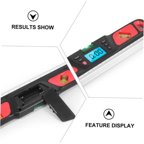 Angoily High-Precision Level, Mini Balance Ruler with Bubble, Portable Level Measuring Instrument for Home and Industrial Use