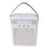 Tragbarer Vernebelungsventilator 400ml Wassertank USB Schreibtisch ätherisches Öl Aromatherapie Luftkühlventilator für Büro Schlafzimmer Weiß