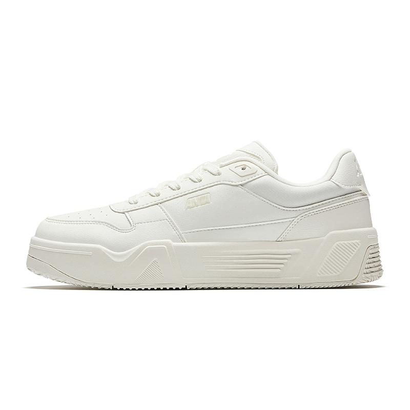 

Anta C37 Fashion Versatile Casual Wear Durable Shock Absorption Low-Top Skate Shoes Men sneaker Ivory-White 112518024U-2 40