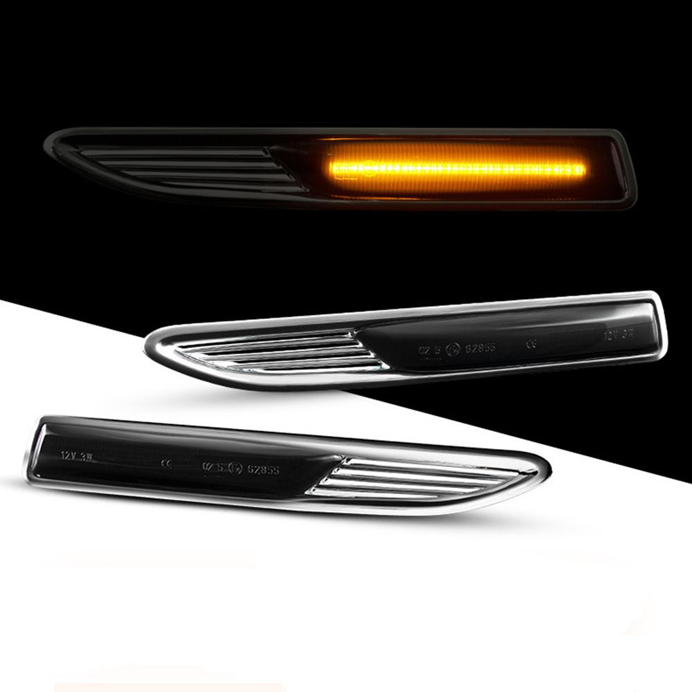 2pcs Led Dynamic Side Marker Turn Signal Indicator Light For Ford Mondeo MK4 | T