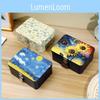 Cartoon Iron Pattern Box For Desk Drawer And Home Office Decoration Storage