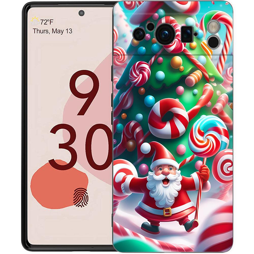 Christmas Christmas Tree Phone Case Cover for Google Pixel 9 8 7 6 7A 6A Pro Shockproof Soft TPU 9 Pro XL Shell Capas Fundas Bag
