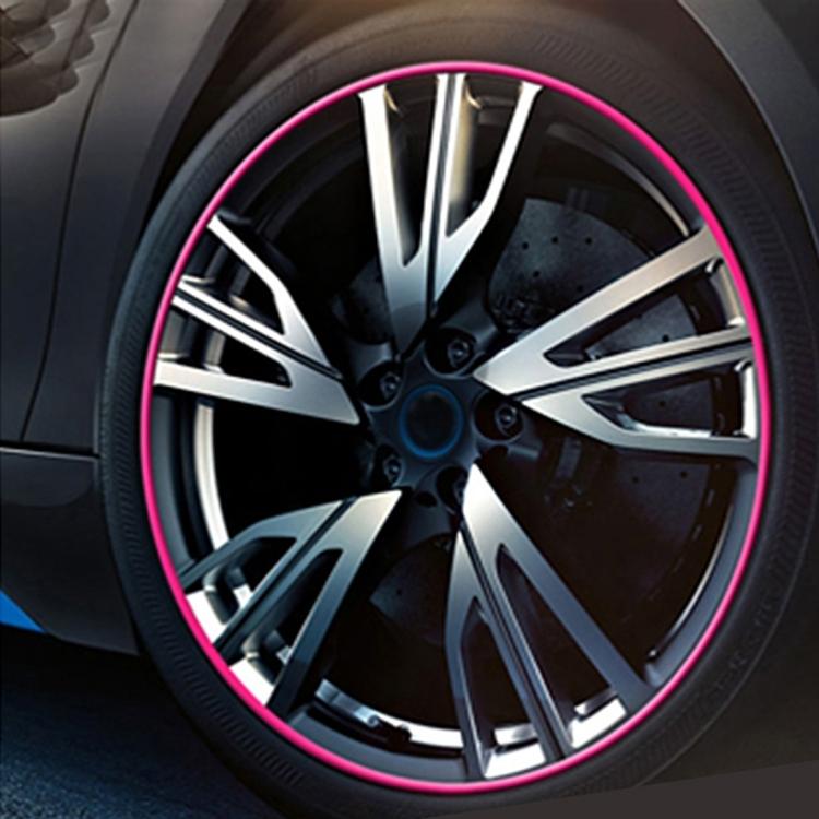 Universal Decorative Scratchproof Stickup 8M Flexible Car Wheel Hub TRIM Mouldings Decoration Strip