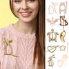 Schönes Design Holz Brosche Anstecknadel Verschiedene Tiere Schal Pin für Damen Mädchen Lustiger Schal Pin Schal Schnalle Clips Schmuck