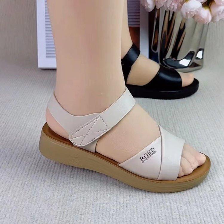 

Босоножки на плоской подошве женские летние удобные туфли с мягкой подошвой легкие нескользящие женские туфли 40