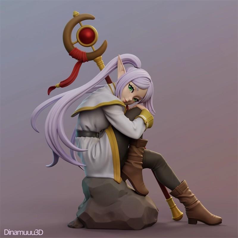 Buried Friend Lian Animation Peripheral Second Dimensional Beautiful Girl Doll Stone Wand Friend Lian Ornament Gift