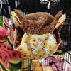 Double Level Small Pet Hamster Squirrel Parrot Hanging Warm Hammock Nests Cage