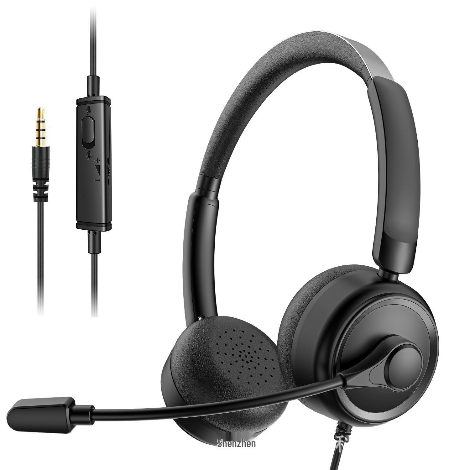 

Premium Lightweight USB-C Wired Headset for Call Centers, Conferences, Customer Service, and Online Classes with Microphone.