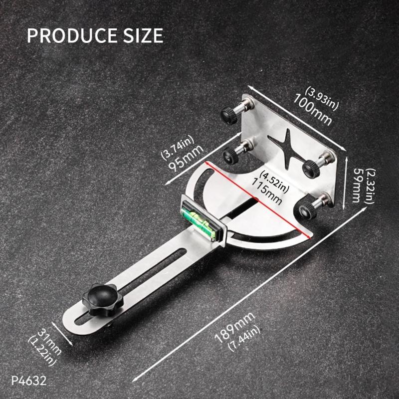Precise Lasers Level Holder Support With Fluorescent Alignment Vials Adjustable Wall Bracket And Stainless Steel Build