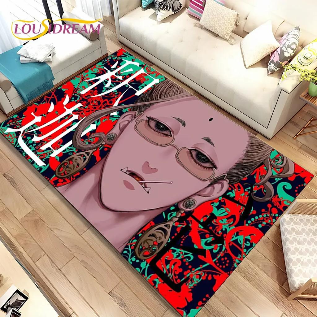 Anime,Record of Ragnarok,Cartoon Area Rug,Carpet Rug for Home Living Room Bedroom Sofa Doormat Decor,Kid play Non-slip Floor Mat