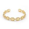 Bracelet - LUXENTER - Hidgi - 18-carat Yellow Gold Finish - Brilliant Zirconia - Diameter 62 Mm