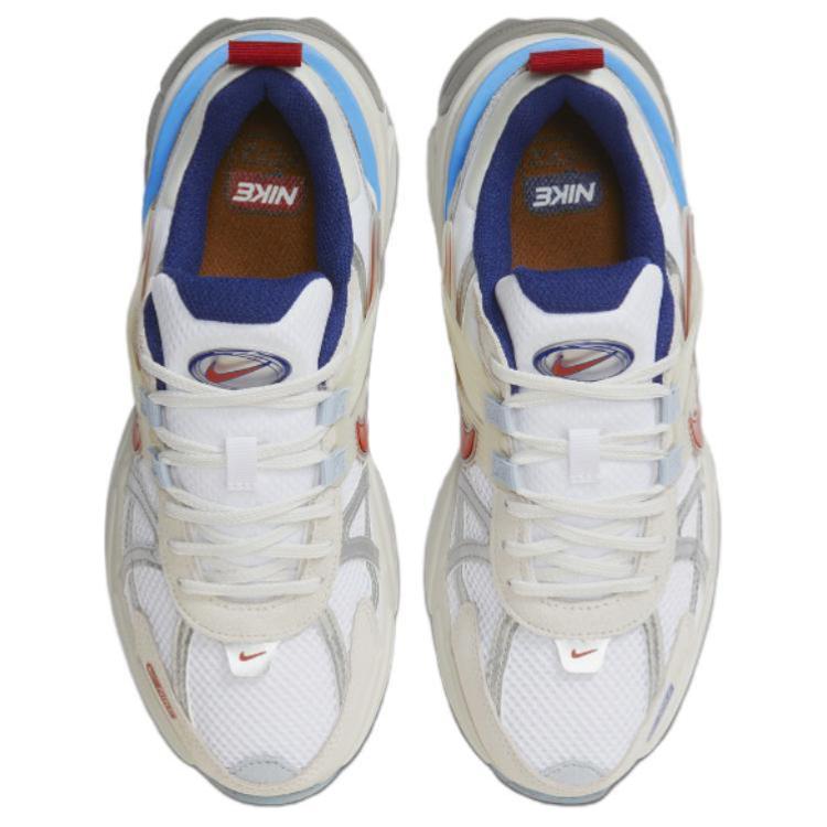 Nike  V2K Run Metallic Silver Red Blue Women Sneakers White Fitness-Red Sail-White HF5724-061