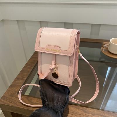 Linda bolsa casual de verão, de um ombro só, moderna, de nicho, com novo design moderno, transversal para celular, pequena bolsa quadrada