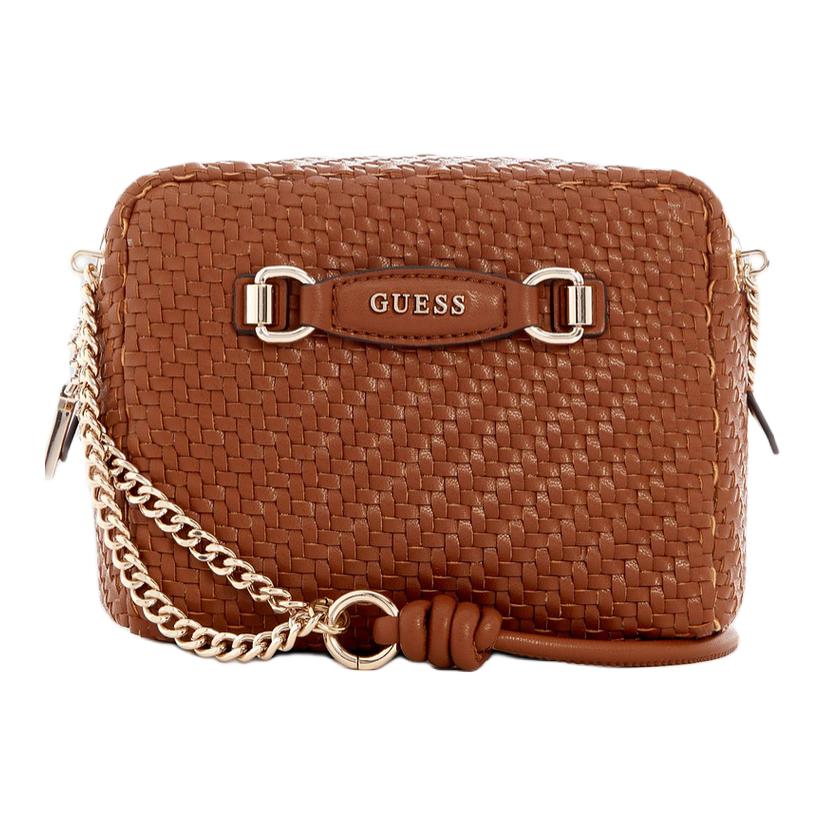 New GUESS Artificial Leather Shoulder Bag Medium Women's Brown WG953014-COG