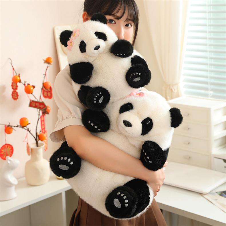 

Ultra-Realistic Celebrity Panda Plush Toy - Huahua Giant Panda Pillow Gift 25 cm