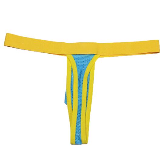 Men's Sexy Mesh Bulge Pouch Breathable T-Back G-string Briefs Thongs Underwear