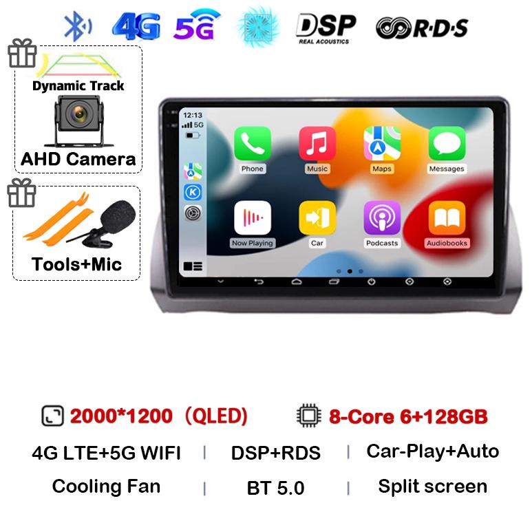 Android 14 Carplay Auto For Fiat Argo 2019 2020 2021 2022 Stereo Multimedia Autoradio DSP Car Radio Video Player GPS 360 Camera