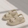 Damen Plateau Sandalen Super Weiche Erhöhte Schuhe Sommer Runde Zehen Slides Innen Außen Strand Hausschuhe