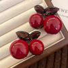 Exquisite Red Mini Cherry Hair Claw For Women Girls Sweet Versatile Hair Clip Cute Cartoon Hair Accessories Gifts