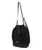 Double Mesh Drawstring Shoulder Bag DRAWSTRING SHOULDER Lightweight Shoulder Bag Tote Bag Bicolor Pocket Stylish Cute Unisex Unisex Black W-MESH