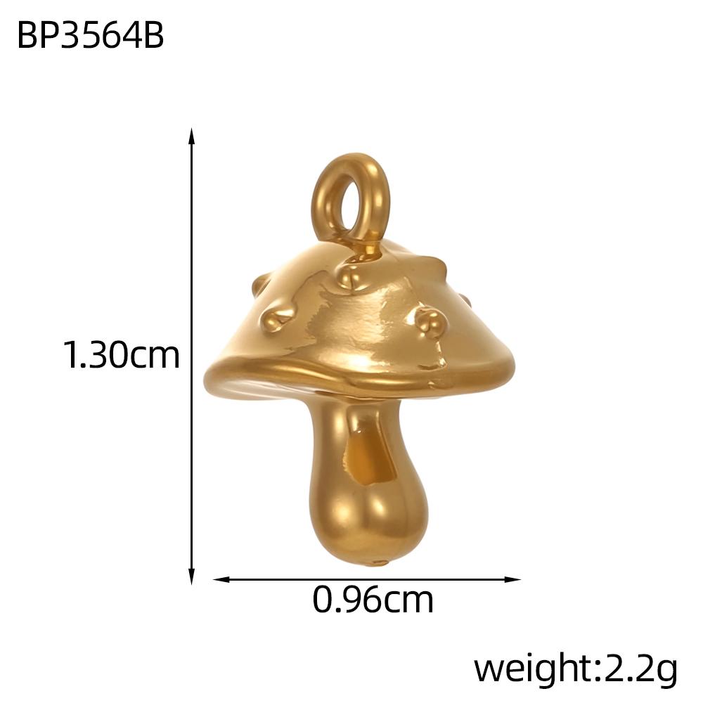 CARLIDANA Fruit Gold Plated Pineapple Avocado Strawberry Grape Pendant Stainless Steel Charms Accessories DIY Jewelry for Women