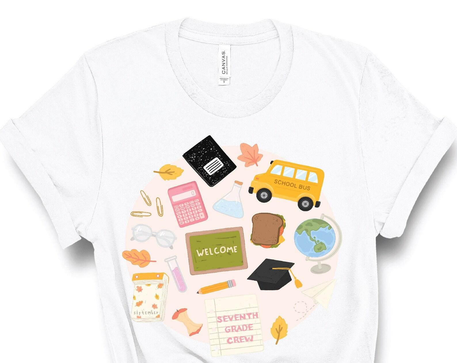 Seventh Grade Shirt, 7th Grade Shirt, Teacher Shirt, 7th Grade Team Squad Crew Shirt, 7th Grade Teacher Shirt,Back To School Shirt,First Day 4XL