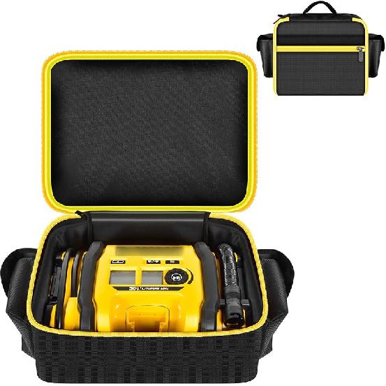Сумка-кейс для компрессора, совместимая с накачивателем шин DEWALT 20V MAX DCC020IB, Органайзер-держатель для беспроводных инструментов с карманом для аккумулятора