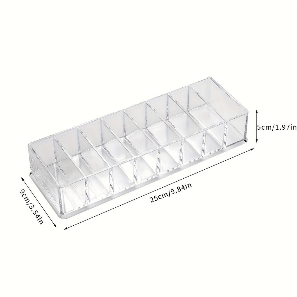 Acrylic Nail Polish Organizer,Clear Display Rack, Cosmetic Storage Rack,Nail Studio Props,Durable and Easy To Clean