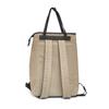 SIMON CARTER 2-Way Backpack, Men's Handbag, Business Backpack, Business Tote, Christmas Gift (Large, Beige)