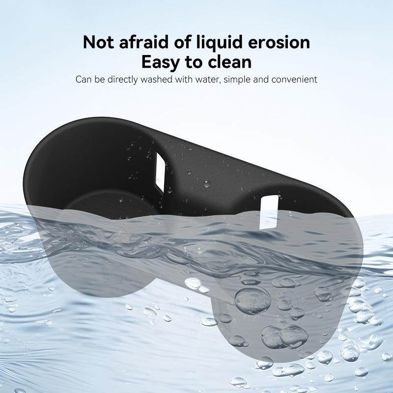 For 2025 Kia SOUL Central Control Water Cup Seat Shock Absorption Sleeve Limit Beverage Storage Seat Water Cup Drink Rack