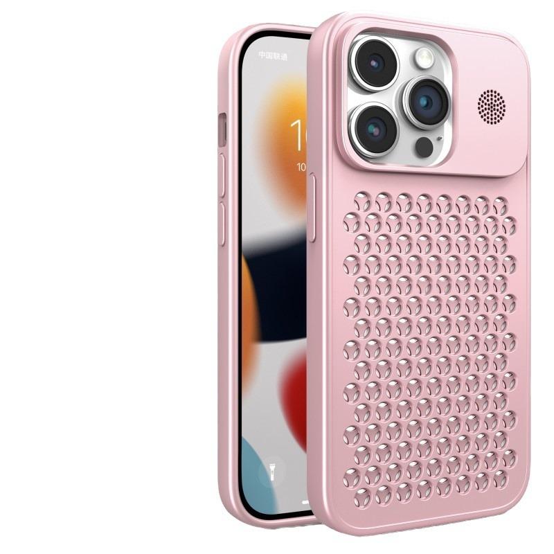 

Ароматерапия Ракушка Полый Отвод тепла и Защита от падений Подходит для iPhone 16 Чехол для мобильного телефона «Два в одном» Оптовая продажа Защитный чехол для Apple 14 13 iPhone 11 розовый