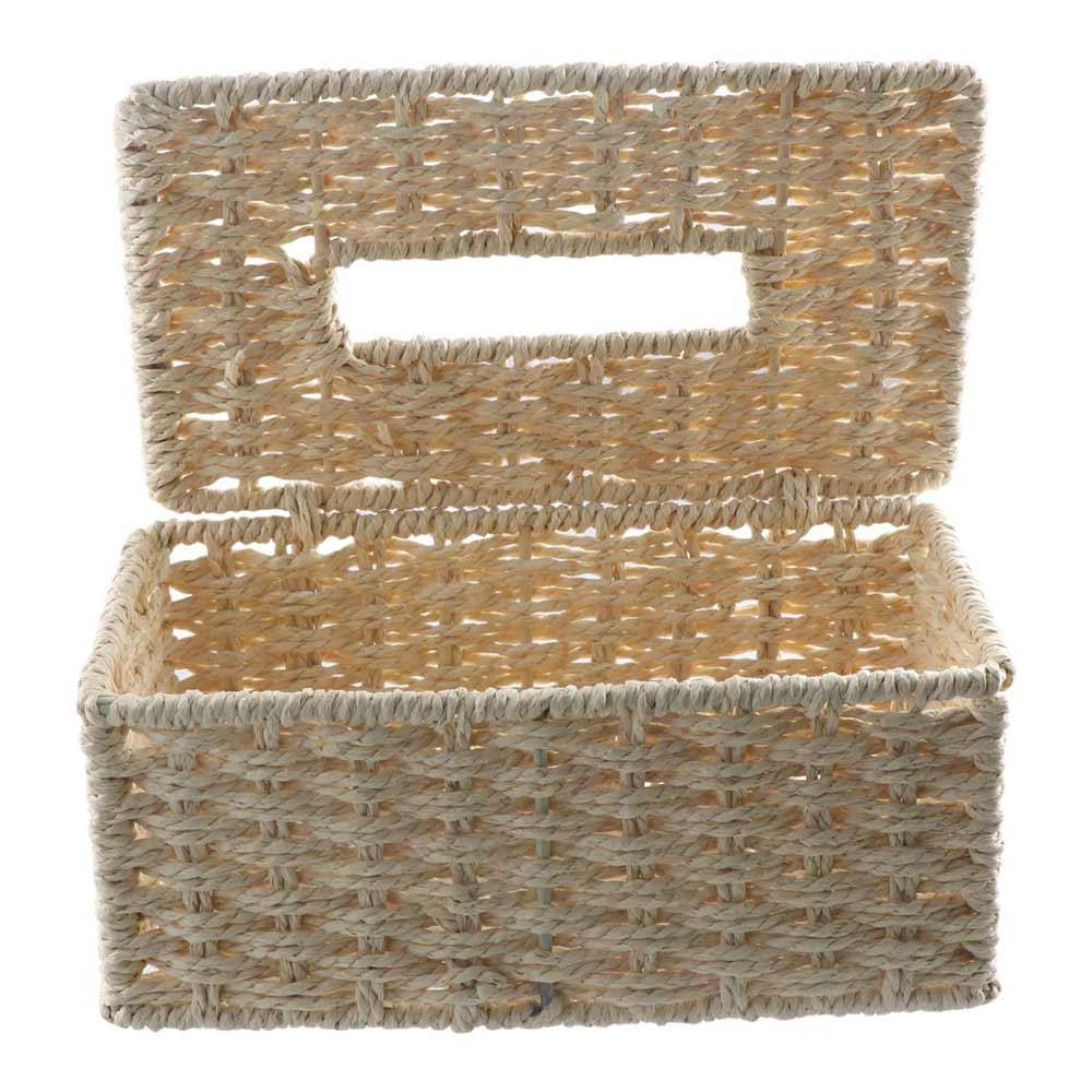 Home Rustic Car Organizer Natural Tissue Holder Paper Towel Dispenser Napkin Box Wipes Storage Case