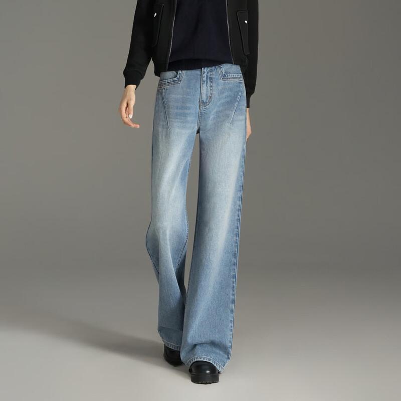 Demana Women s Film Denim High-Waisted Straight-Leg Jeans XL