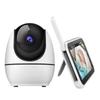 Baby Wireless Video Color Monitor Wifi Nanny Surveillance Camera Sicurity Camara 2 Way Talk Temperature Monitoring Feeding TimeAA