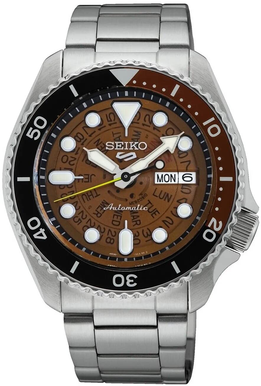 

SEIKO SEIKO5 Sports Mechanical Limited Distribution Model SRPJ47K1 Time Sonar Brown Автоматичний ручний завод SKX Sports Style [Елемент]