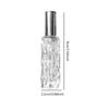 1pc-10ml glass perfume spray bottle Aluminum spray head perfume dispenser bottle press empty bottle