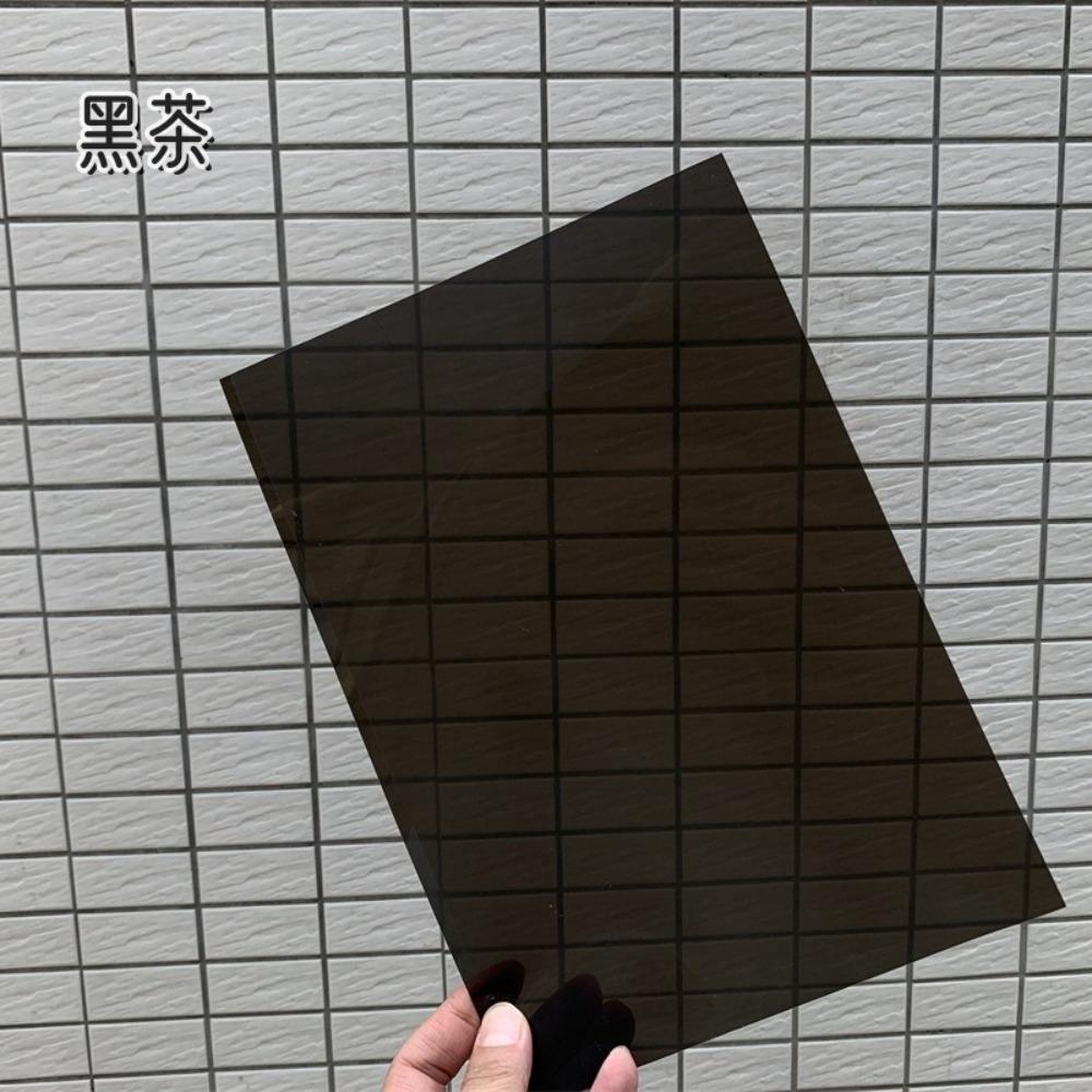 Multicolored Transparent PVC Sheet DIY Light Filter Gel Translucent Hard Sheet for DIY Projects