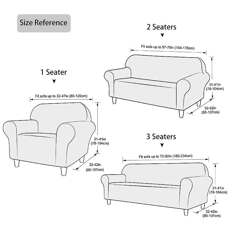 Huse de canapea 1/2/3 locuri în stil european Huse de canapea elastice din țesătură jacquard pentru sufragerie Protectori de mobilier pentru canapea elastică