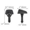 Car Water Nozzles 2Pcs Front Windshield Wiper Washer Jet Nozzle 30655605 For Volvo C30 V40 S40 V50 C70 S70 S80 XC70 XC90 7845009