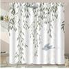 Colored Circles Washable Dirt-Resistant Shower Curtain Shower Head Waterproof Polyester Bath Curtain For Home Decor Accessories