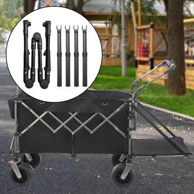 Camping Bollerwagen Griff Klappbar Schieben Strandwagen Zubehör Ersatz Einfach zu