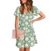 Summer Dresses For Women Loose V Neck Short Sleeve Casual T Shirt Dress Sundresses Swimsuit Coverup With Pockets