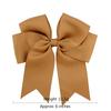 6-inch Ribbed Ribbon Fishtail Double-layer Streamer Bow Hairpin Children's Hair Accessories Headdress Hairpin