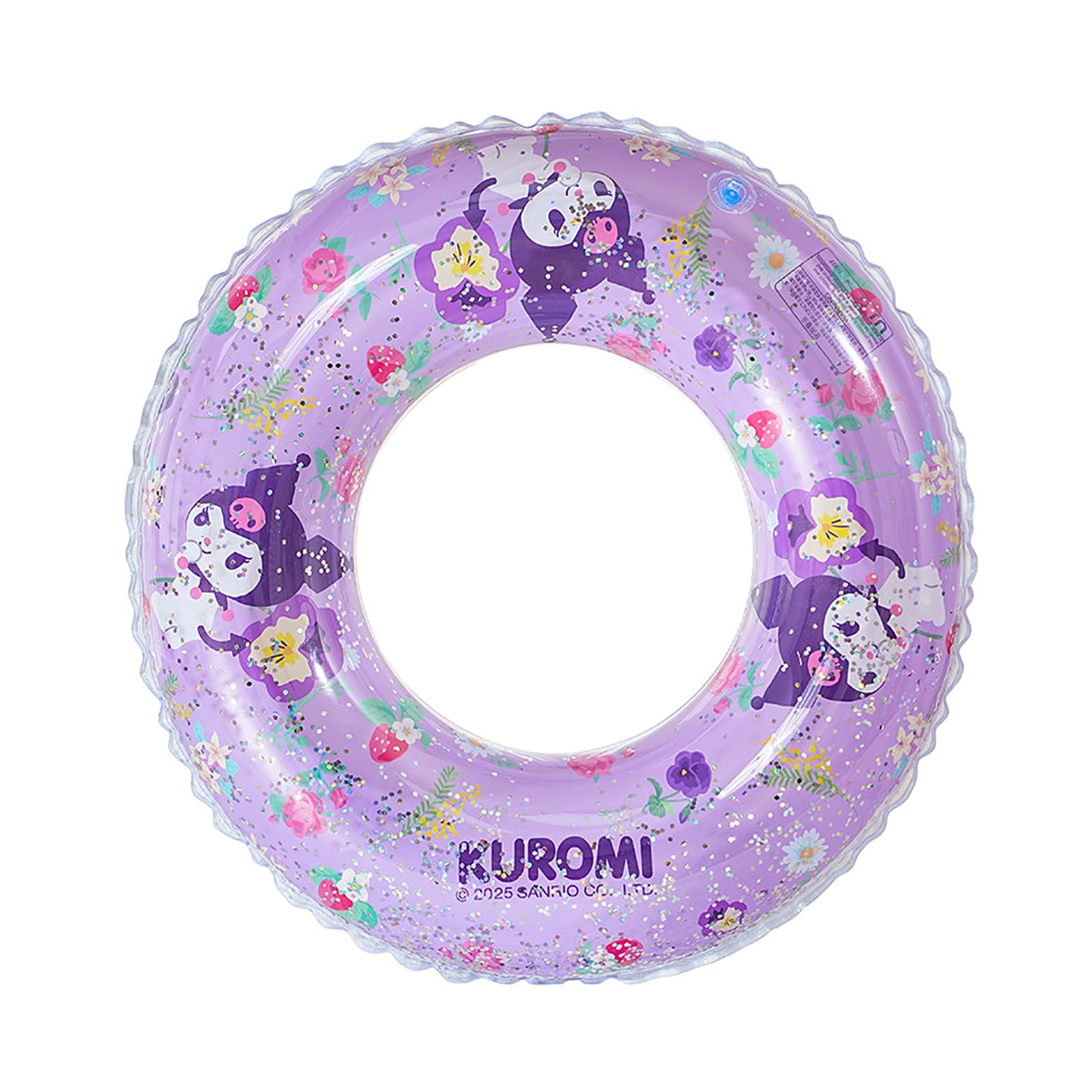 

Deniko Baby Float with Foot Hole, Sanrio Design, Strong Buoyancy, Swimming Ring, Cute Kuromi and My Melody Design, Perfect for Water Play, Baths,