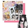 45Sheets Coated Paper Stationery stickers Y2K Style Retro Decorative Stickers  School Supplies