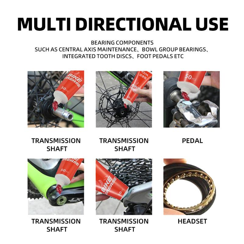 VXM Bicycle Lubricating Grease Maintenance Chain Oil Fork Flywheel Ball Bearing Grease Long Lasting All Weather Bike Repair Tool