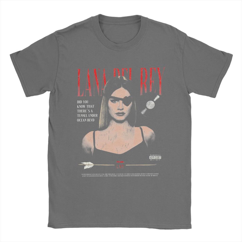 Men's Lana Del Rey T Shirts Cotton Tops Vintage Short Sleeve Round Collar Tee Shirt Party T-Shirt